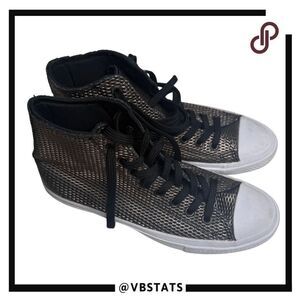 Converse Women's Chuck Taylor II All Star Hi-Perf Metallic Leather Sneakers Sz 9